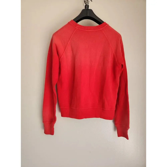 NWD RE/DONE Faded Crimson Classic Crewneck Size S RED MSRP $250 #BA409 - Picture 5 of 16
